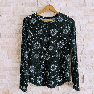 No Boundaries celestial pajama top L